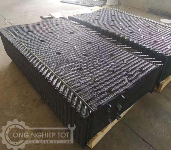 Ảnh chụp thực tế tấm tản nhiệt tháp giải nhiệt Marley